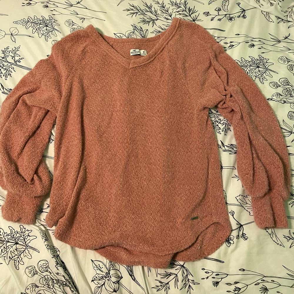 PINK HOLISTER LONG SLEVED SHIRT